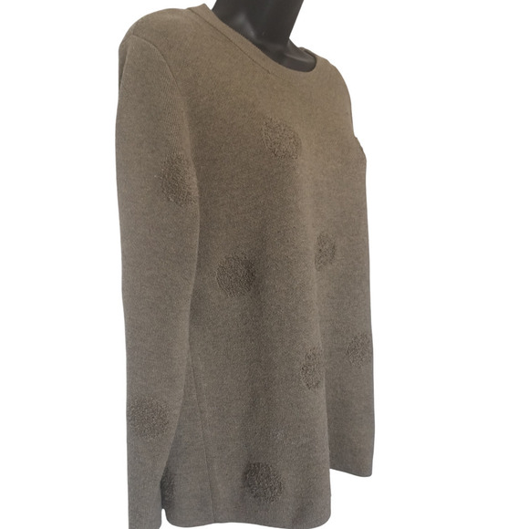 FOIL Crew Sweater Olive Green Unisex Medium - Picture 3 of 5